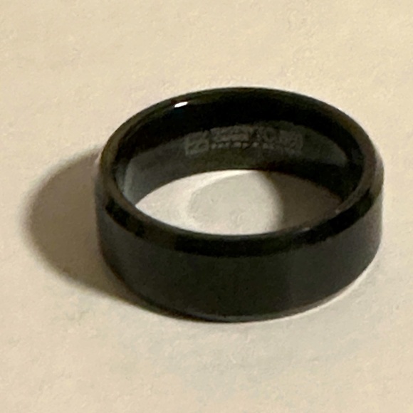 Other - Men’s Wedding Band Elegant Black Ring Size 11 (20.6mm)​